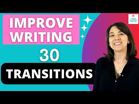 How to Use Many Transitions in English & Add Variety to Your Writing!