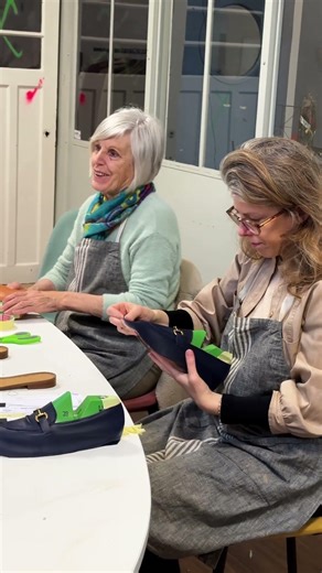 Amsterdam Shoemaking Workshop 🌟 what we made in 2 days...