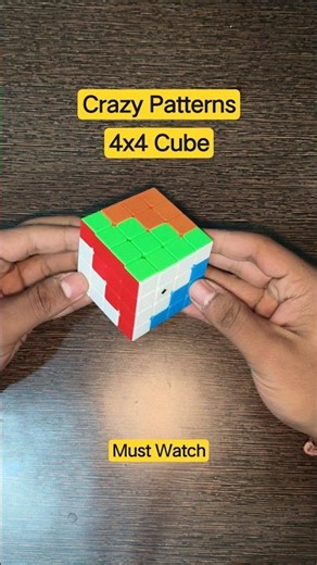 Rubik's Cube | Crazy Patterns | Tips and Tricks | #shorts #viral #rubikscube #cube #puzzle #tips