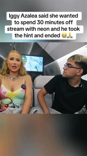 @idk4mens on Instagram: "Iggy Azalea said she wanted to spend 30 minutes off stream with neon and he took the hint and ended 😭😭 #n3on #n3onclips #n3onstream #n3onlive #fyp #viral"