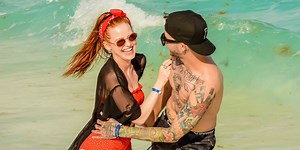 Madelaine Petsch Takes Boyfriend Travis Mills to Cancun For Birthday Getaway