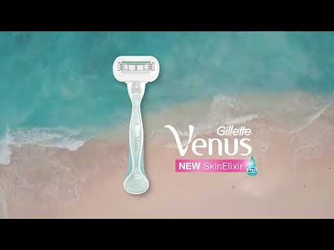 Gillette Venus Extra Smooth Sensitive Razor, with SkinElixir | Gillette Venus