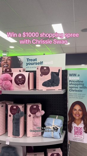 Win a $1000 Shopping Spree with Chrissie Swan | Priceline Winter Competition