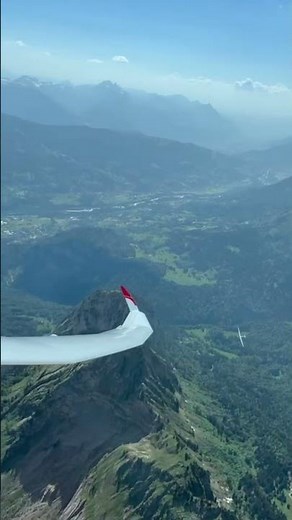 Glider Cockpit View Over the French Alps | Incredible Mountain Soaring Experience