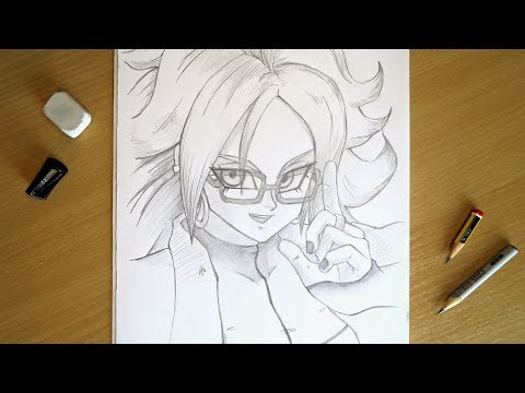 Drawing Android 21 | How to Draw Anime Girl | Dragon Ball Tutorial 🐉🔮
