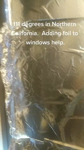 Using Foil on Windows to Beat the Heat