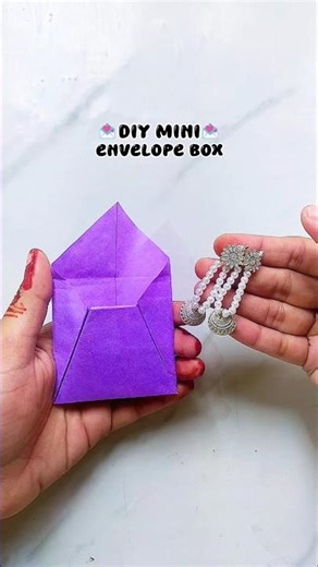 DIY Mini Envelope Box |Cute Gift Idea with Chart Paper #shorts #diy #diyenvelope #minibox