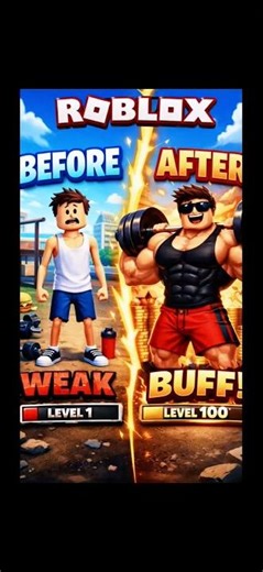 Roblox Body Transformation: Before & After! 💪 #roblox #robloxtransformation #beforeandafter