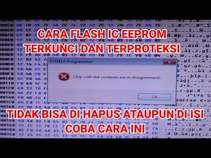 Cara erase eeprom terkunci