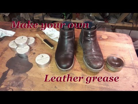 Traditional skills - Make you own leather grease