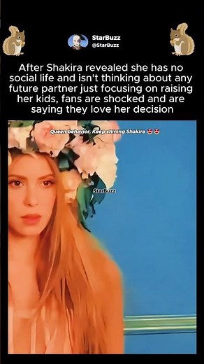 Shakira says she puts love on hold to prioritize her kids and career 👑❤️ #shakira