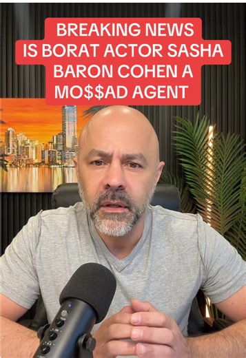 Is the actor who plays Borat and Ali G a Mo$$ad agent out to make Muslims look bad to justify what #Israel does to #muslim? #Islam #usa #unitedkingdom