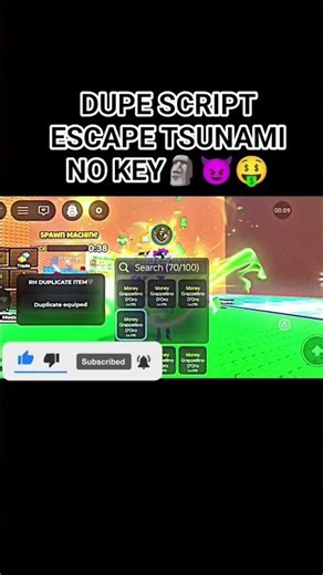 [UPD]Escape Tsunami For Brainrot Script GUI | AUTO FARM TELEPORT DUPE *NO KEY*#roblox #escapetsunami