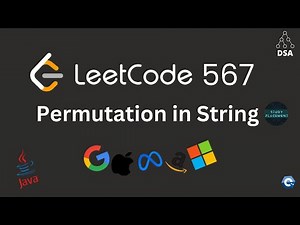 Leetcode 567 🔥 Permutation in String | NeetCode 150 Sheet | Java Optimal + Handwritten Dry Run