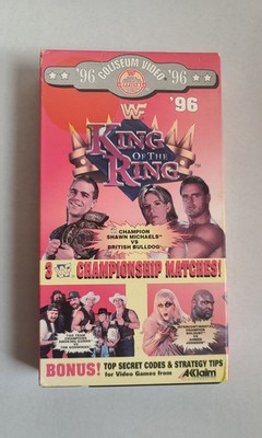 WWF King Of The Ring 1996 VHS Coliseum Video Tested WWE Steve Austin | eBay