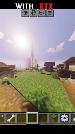 Rtx For mcpe Minecraft Bedrock #minecraft