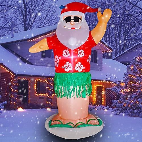 7 FT Inflatable Santa Claus Dancing Hula