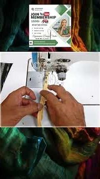 How to sew beautiful thread piping on the corner of a piece of fabric #appearancedesignstudio #sew