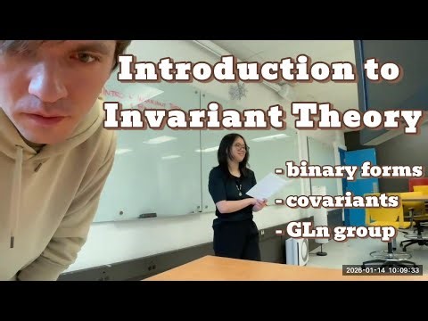 Introduction to Invariant Theory! [reading group]