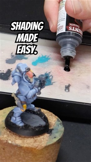 Beginner Guide to Shading Miniatures #warhammer40k