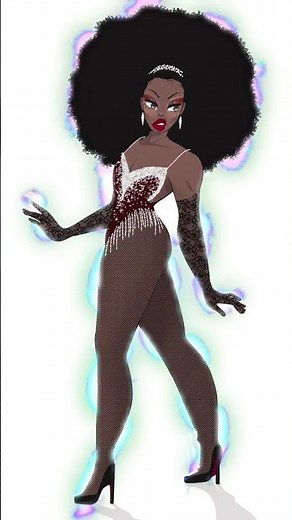 drawing a DRAG QUEEN on Procreate #drag