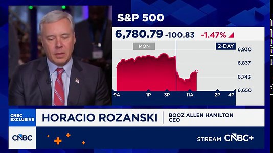 Booz Allen CEO Horacio Rozanski: 'I'm incredibly proud to be an American today'