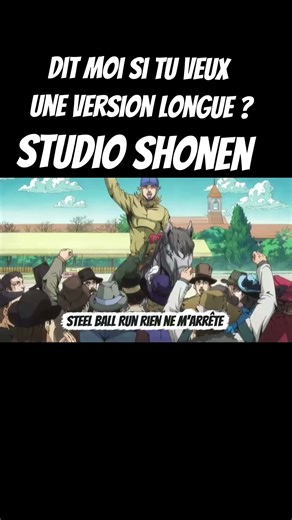 🐎 Steel Ball Run : puissance & détermination ! 🔥#steelballrun #animerap #animeedit #song