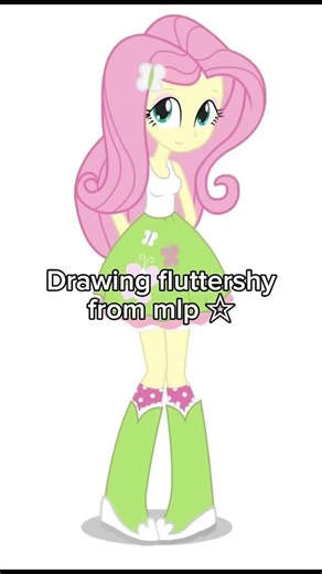 Drawing flutter shy :3