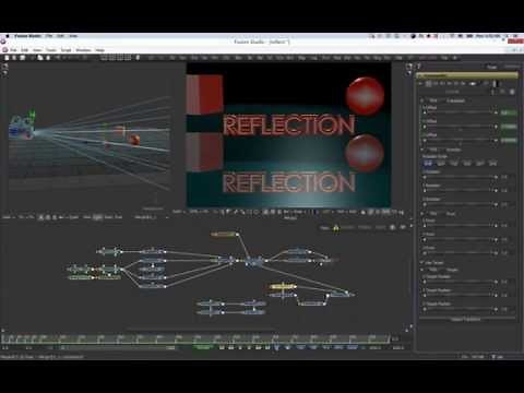Blackmagic Fusion 3D Reflection By Mihran Stepanyan