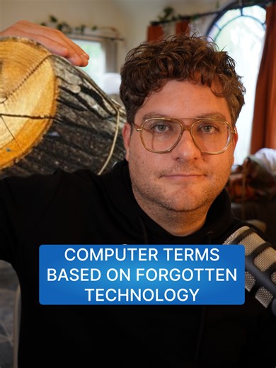 Computer terms based on forgotten technology #learnsomethingnew #techtok #techfacts