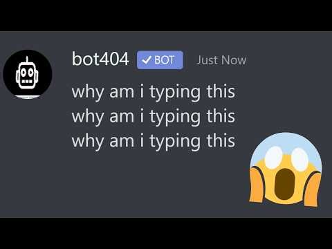 when the server bot malfunctions