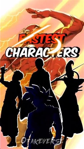 Fastest Anime Characters ⚡