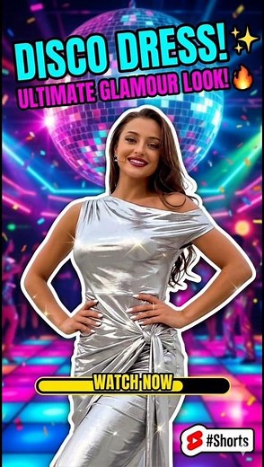 Disco Dress #MonacoFashion #youtube #shorts