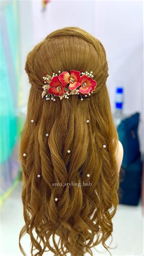 Reception hairstyle idea for bride | #shorts #hairstyle #bridelmakup #viral #wedding #ideas