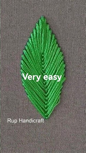 How to make beautiful leef pattern