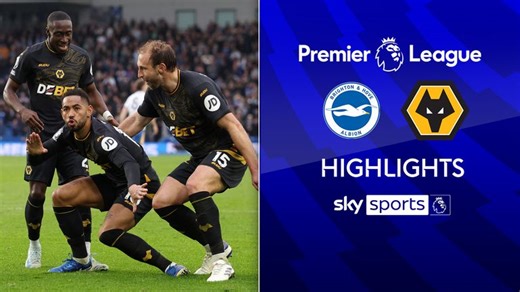 Brighton 2-2 Wolves: Matheus Cunha scores added-time equaliser as Gary O'Neil's side rescue dramatic point