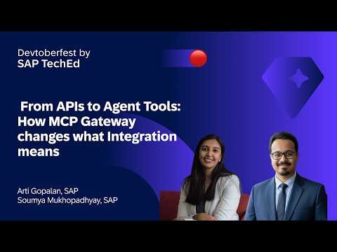 🔴 From APIs to Agent Tools: How MCP Gateway changes what Integration means