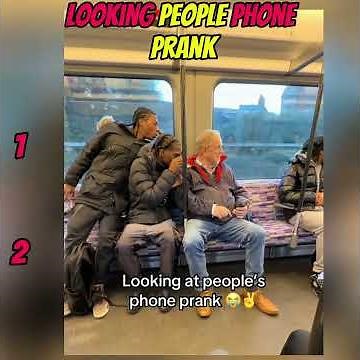 Top 5 Looking at People’s Phone Prank 😂📱 | Funny Public Reactions