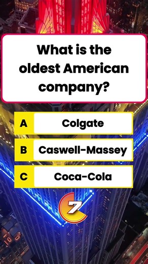 Only 1% Know 🤯 What Is the Oldest American Company? | Caswell-Massey vs Colgate vs Coca-Cola Quiz