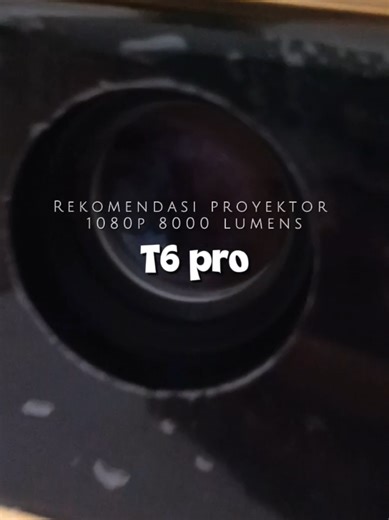 T6 sudah include dengan kain layar ya best🥰 #smartproyektor #proyektorandroid #proyektor #android
