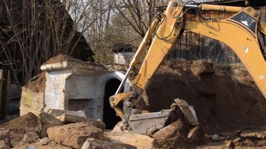 Excavator, Copies, Demolition. Free Stock Video