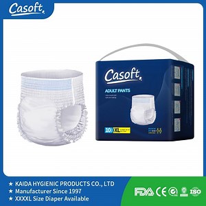 [Hot Item] Free Samples Available Adult Wearing Nappies, Adult Diapers, Adult Pull up Diaper Casoft Adult Diaper Pant
