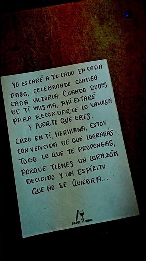 El mensaje más bonito para tu hermana