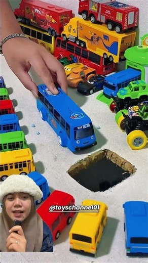 TAYO BIRU SENGAJA⁉️DORONG SAMPE JATUH😱😍 Toyschannel01