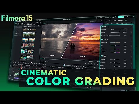 Cinematic Colour Grading in Filmora 15 | Beginner-Friendly Tutorial