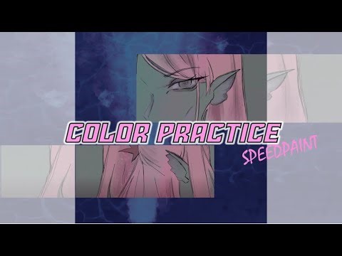 COLOR PRACTICE | SPEEDPAINT | EVA SABELA