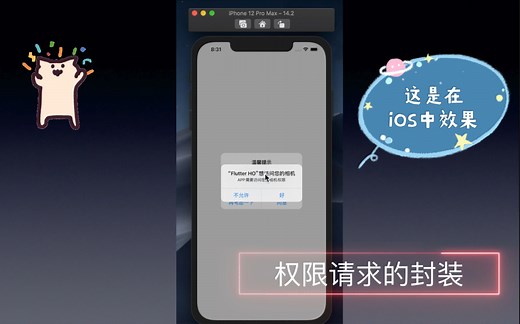 第五讲 Flutter从0到1构建APP 权限申请 封装 iOS权限申请适配 玩转双语字幕 顺便学学英语