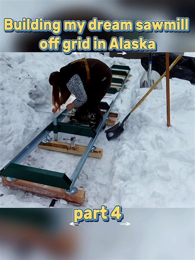 Building my dream sawmill off grid in Alaska 🪵🔥 No power, no help — just me and the wild! The end #OffGridLife #AlaskaAdventure #DIYProject #WildernessLiving #SawmillBuild