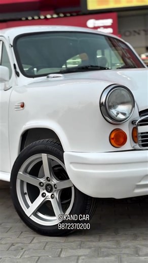 🤯The King of Indian Roads just got a royal makeover. 👑 We took this classic Hindustan Motors Ambassador and gave it the ultimate modern soul at Sikand Car. From the stance to the sound, she’s ready for 2026. Check out those fresh alloys! 🏎️💨 The Mods: ✅ Custom Alloy Wheels & Tyres ✅ Premium Android Infotainment System ✅ High-Fidelity Speaker Setup Location: Done exclusively at @sikandcar sherpur chowk Ludhiana #HindustanMotors #Ambassador #ModifiedCarsIndia #cars #modified VintageCars AlloyW