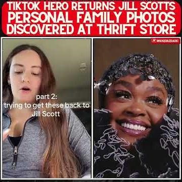 FAN FINDS JILL SCOTT’S PERSONAL FAMILY PICTURES AT GOODWILL AND RETURNS THEM!